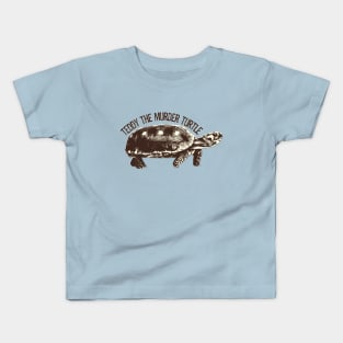 Teddy the Murder Turtle Kids T-Shirt